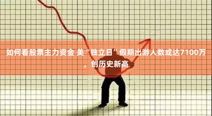 如何看股票主力资金 美“独立日”假期出游人数或达7100万，创历史新高