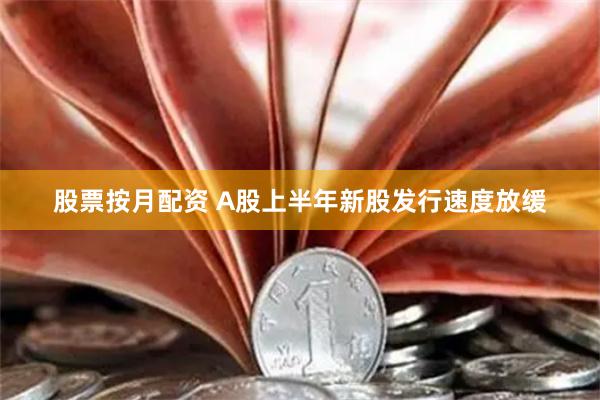 股票按月配资 A股上半年新股发行速度放缓