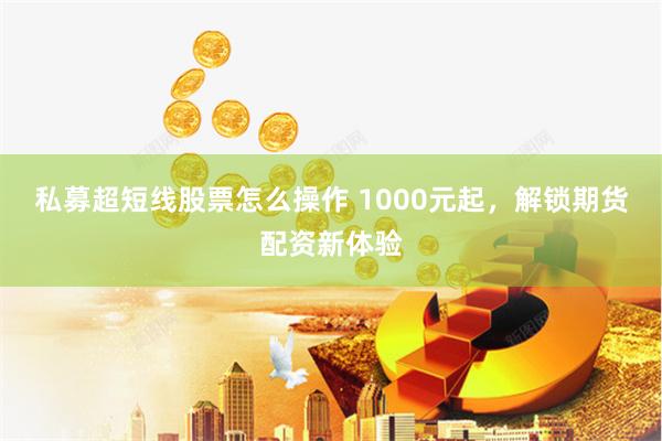 私募超短线股票怎么操作 1000元起，解锁期货配资新体验